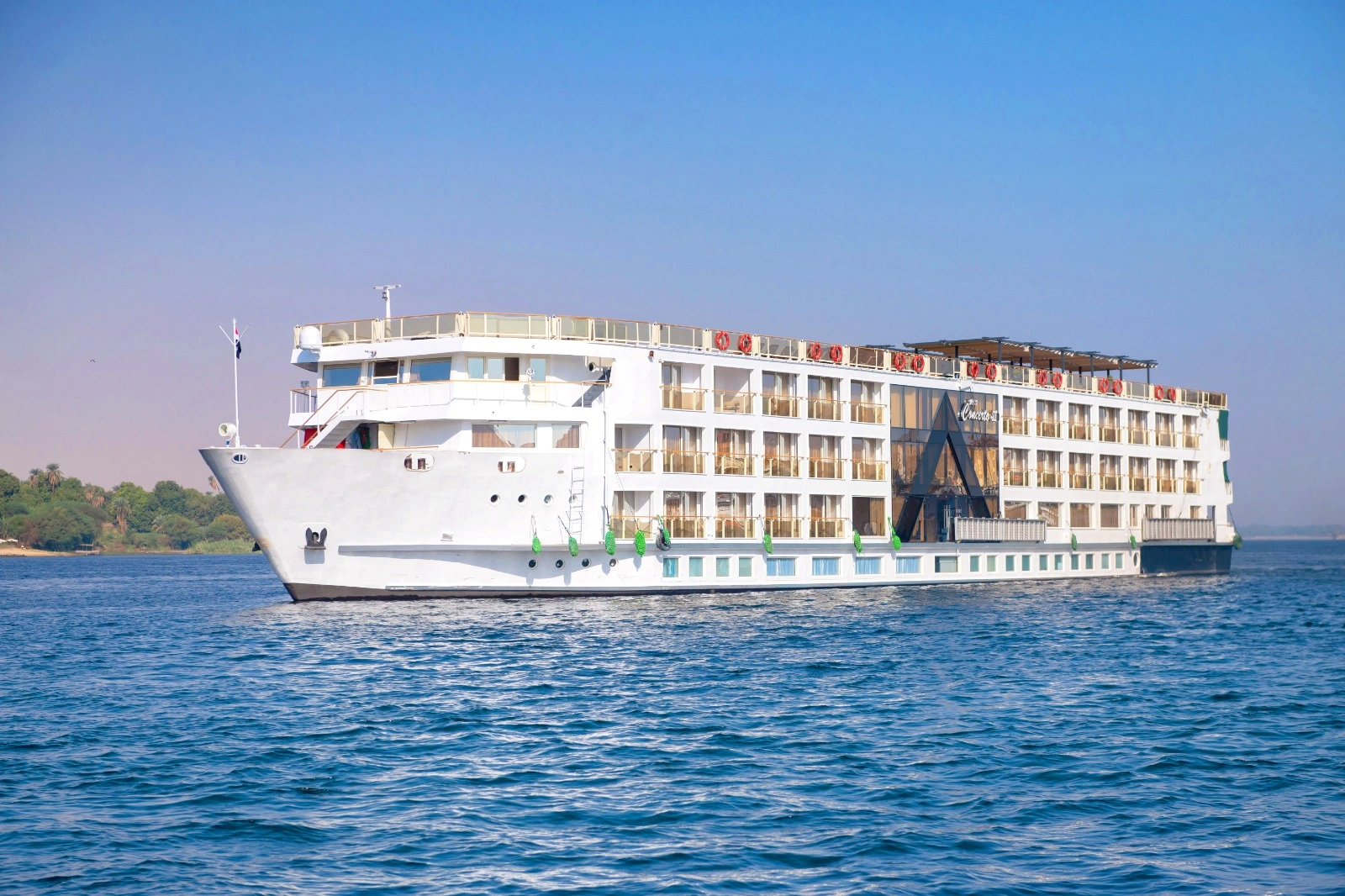 Exterior view of the Concerto III Nile Cruise Nile cruise ship